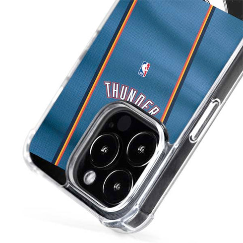 NBA Oklahoma City Thunder Jersey iPhone 15 Pro MagSafe Case